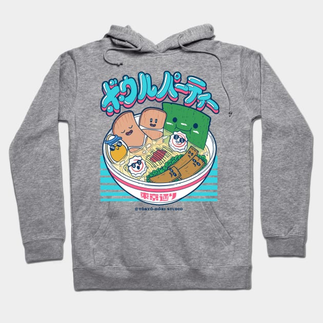 Ramen Bowl Party Hoodie by MoustacheRoboto